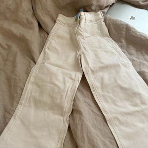 Everlane White Jeans | Wide Leg | White | Size 0